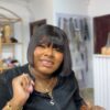 8inches vietnamese sdd bonestraight fringe wig