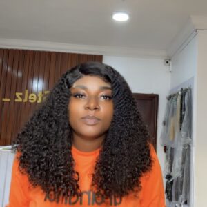 18 inches Pixel Curls Unit with 5by5 closure