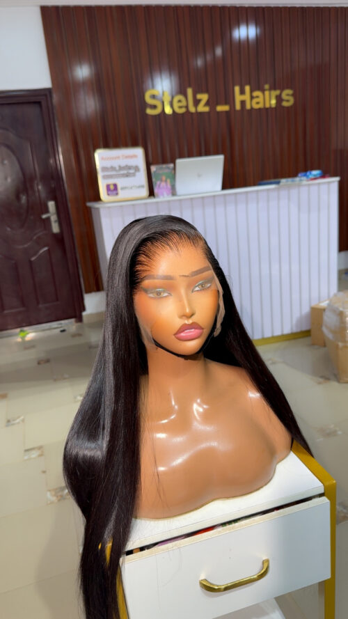 28 inches vietnamese sdd bonestraight 250g with13by6 swiss lace frontal - Image 2