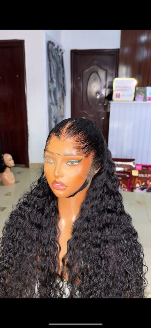 34 inches raw deepwave 250g with 13by6 HD frontal lace - Image 2