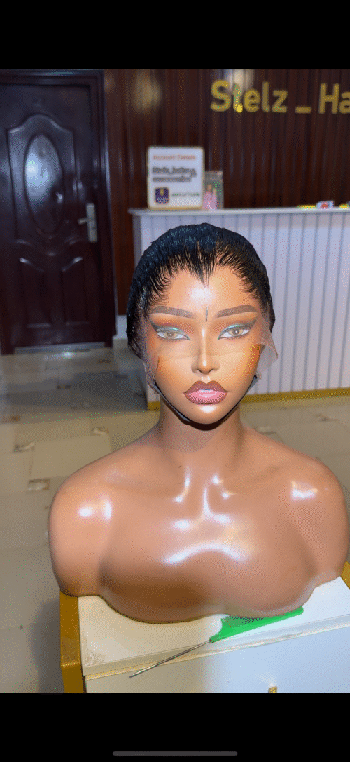 20 inches natural straight 360 frontal wig 250g - Image 2