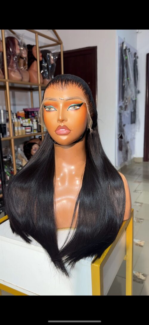 22 inches vietnamese bonestraight with HD frontal 250g