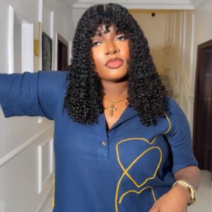 18 inches pixel curls closure fringe 200g