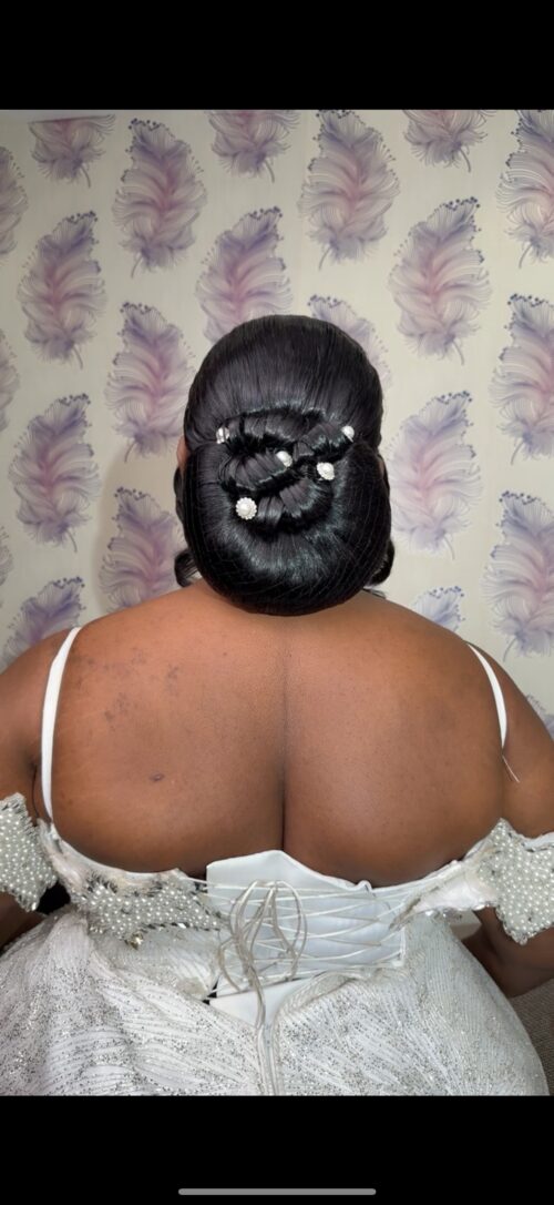 Black Prestyled wig - Image 3