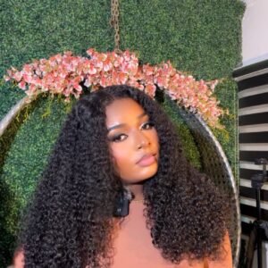 22 inches pixel curls 250g with 5by5 closure