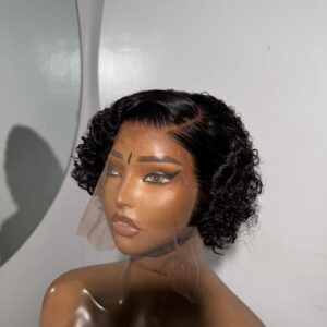 short pixel curls wig