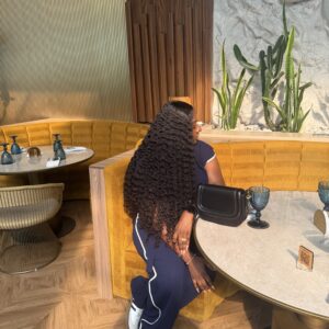 34 inches deep wave with 5*5 closure 300g