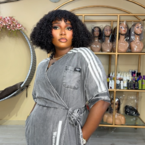 12inches black pixel fringe 300g