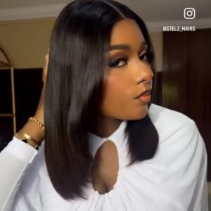16 inches layered babydonor bonestraight with 2*6 closure