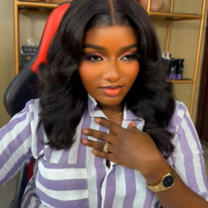 16 inches super bouncy with 5*5 closure